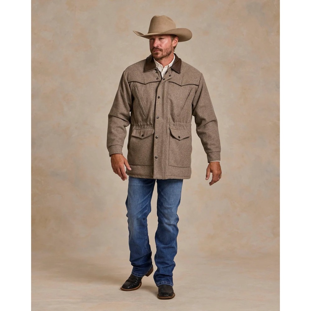 Schaefer Outfitter Cattle King‎ Wool Coat Taupe Western Rancher Jacket 3XL